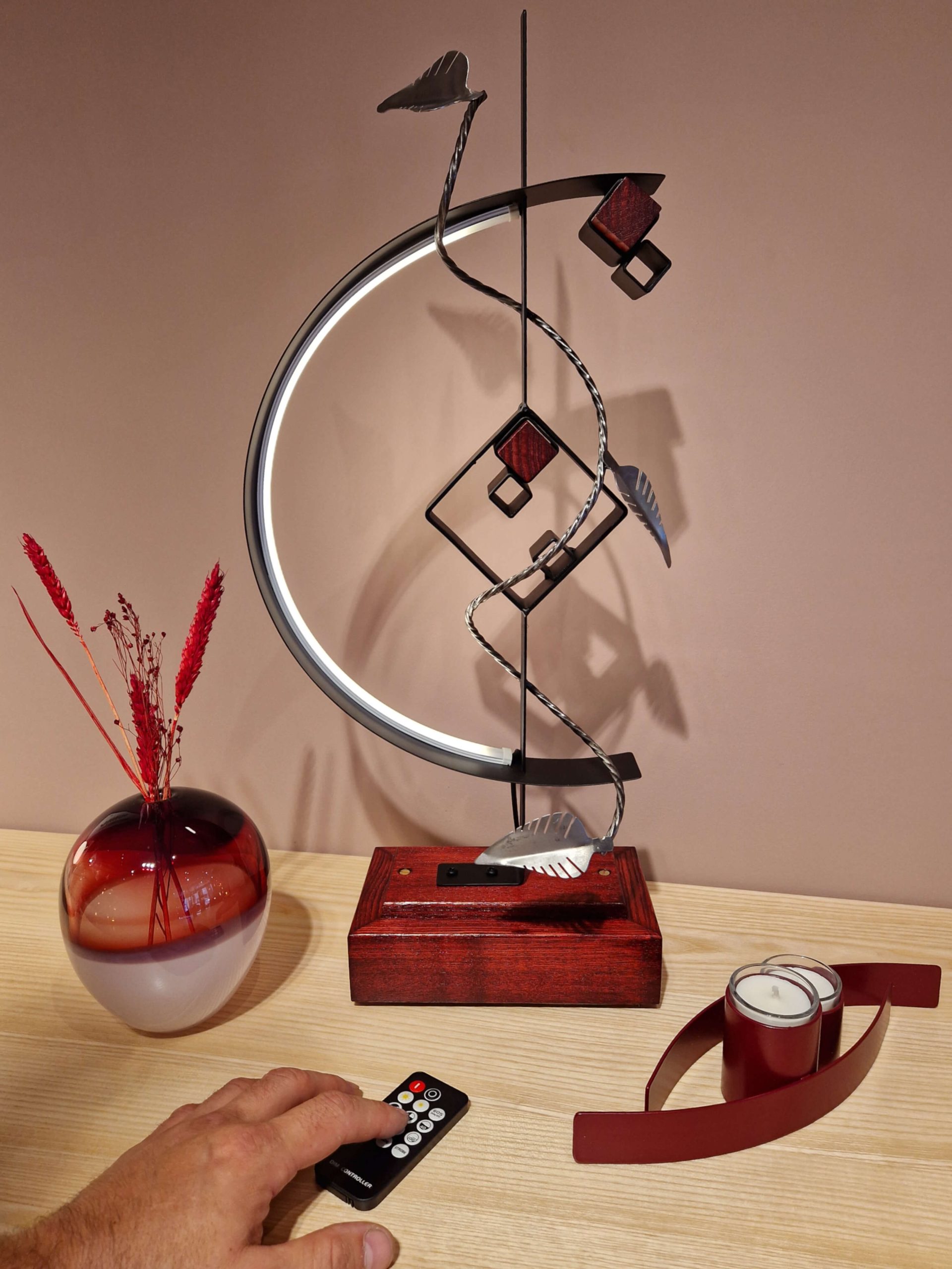 Lampe sur batteri artistique KEVOE Motbrison