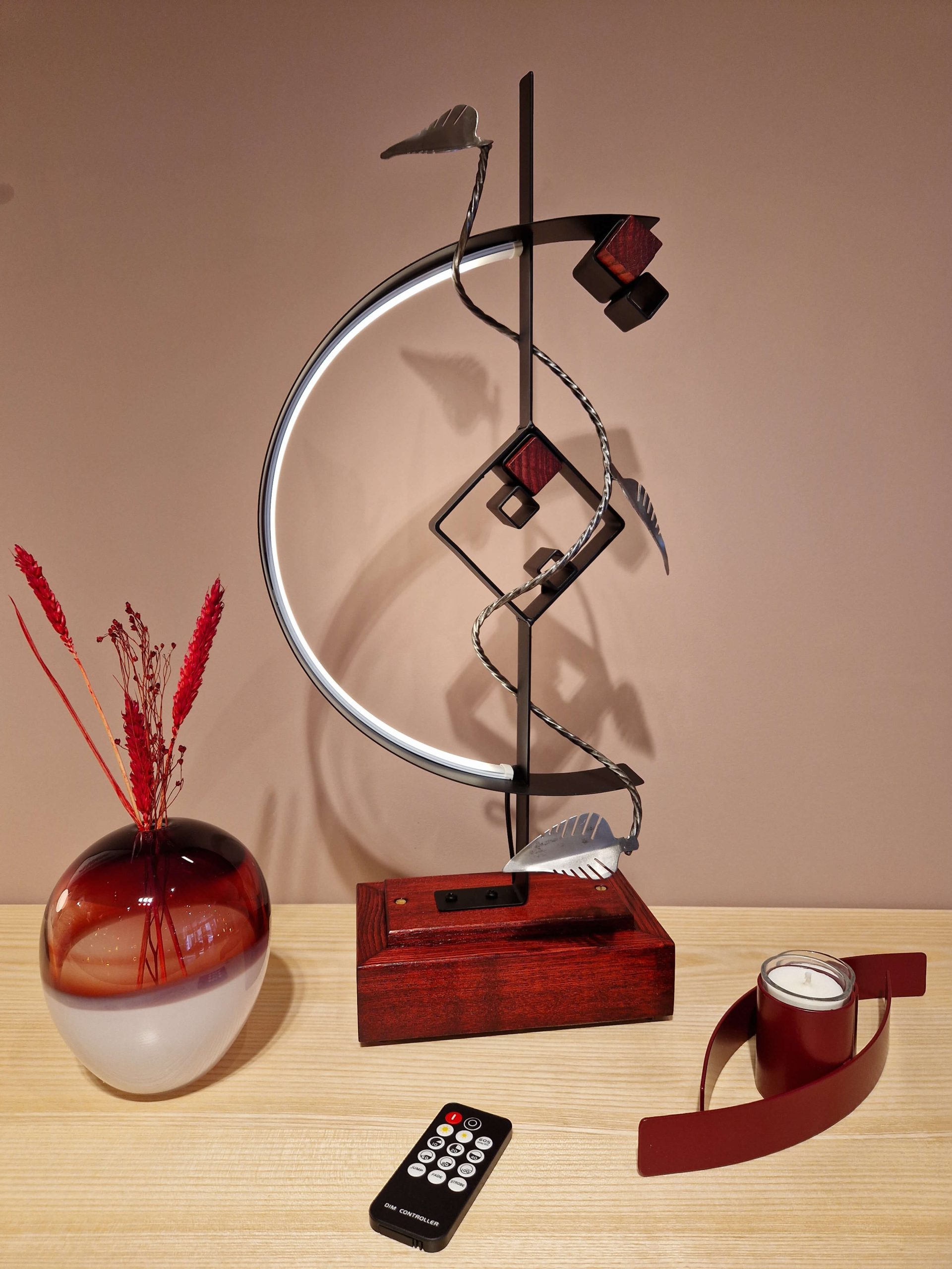 lampe batterie led design art kevoe montbrison