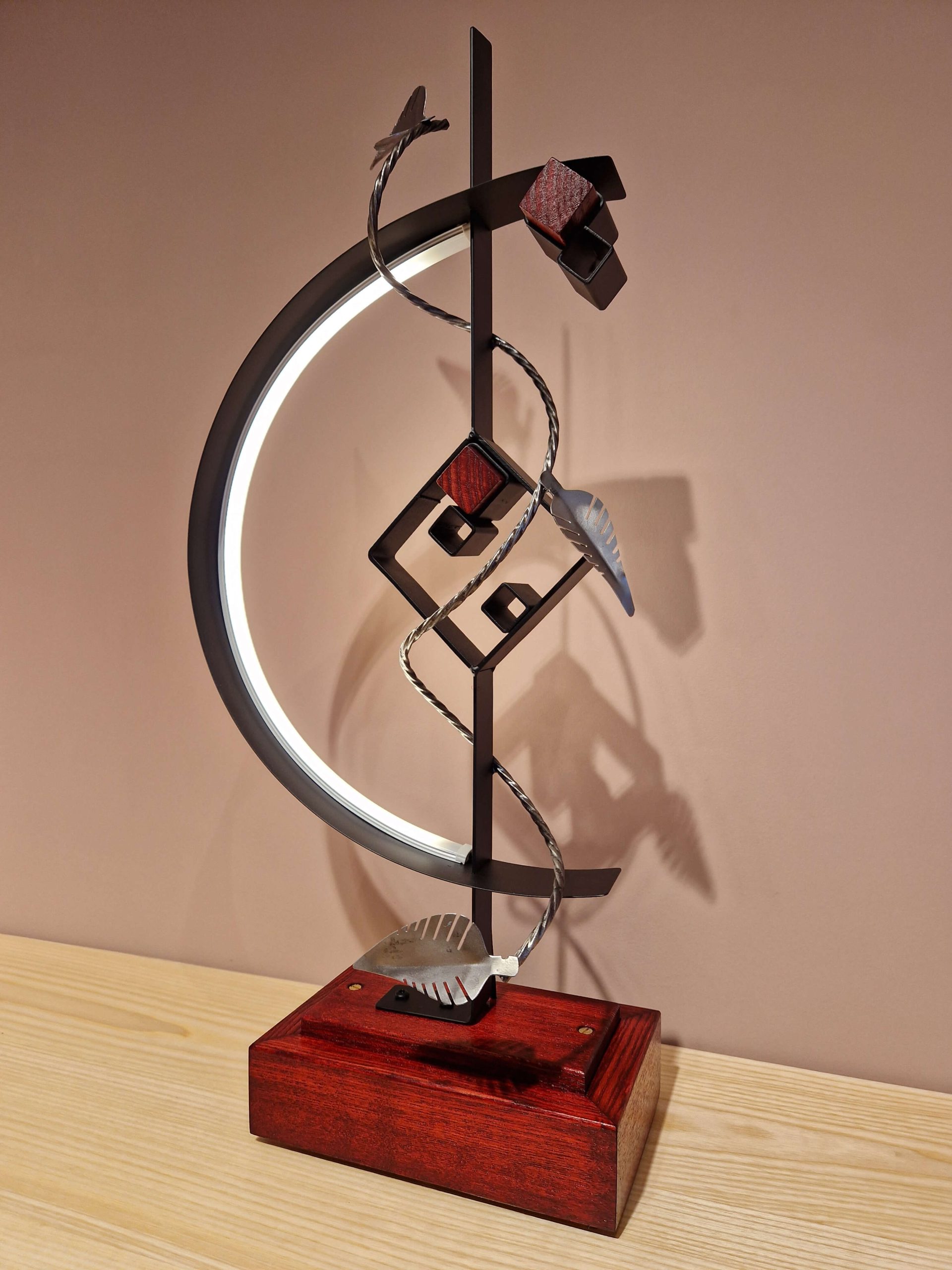 lampe batterie led design artistique kevoe création montbrison